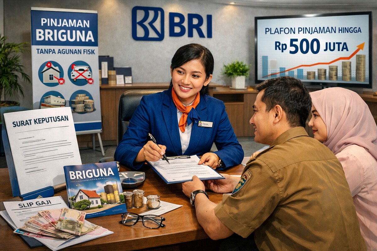 Pinjaman Non KUR BRI untuk Pegawai dan ASN, Tanpa Jaminan Fisik