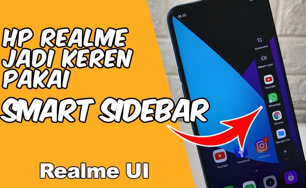 Fitur Smart Sidebar di Realme C15: Solusi Akses Cepat ke Aplikasi Favorit Tanpa Ribet!