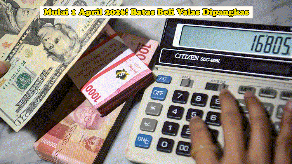 Mulai 1 April 2026! Batas Beli Valas Dipangkas, Di Atas USD 50 Ribu Wajib Dokumen