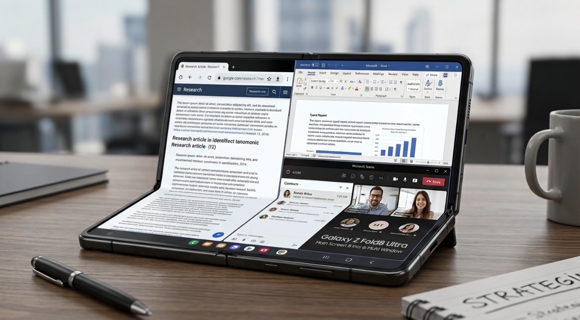 Era Baru Multitasking: Maksimalkan Produktivitas Kerja dengan Galaxy Z Fold8 Ultra