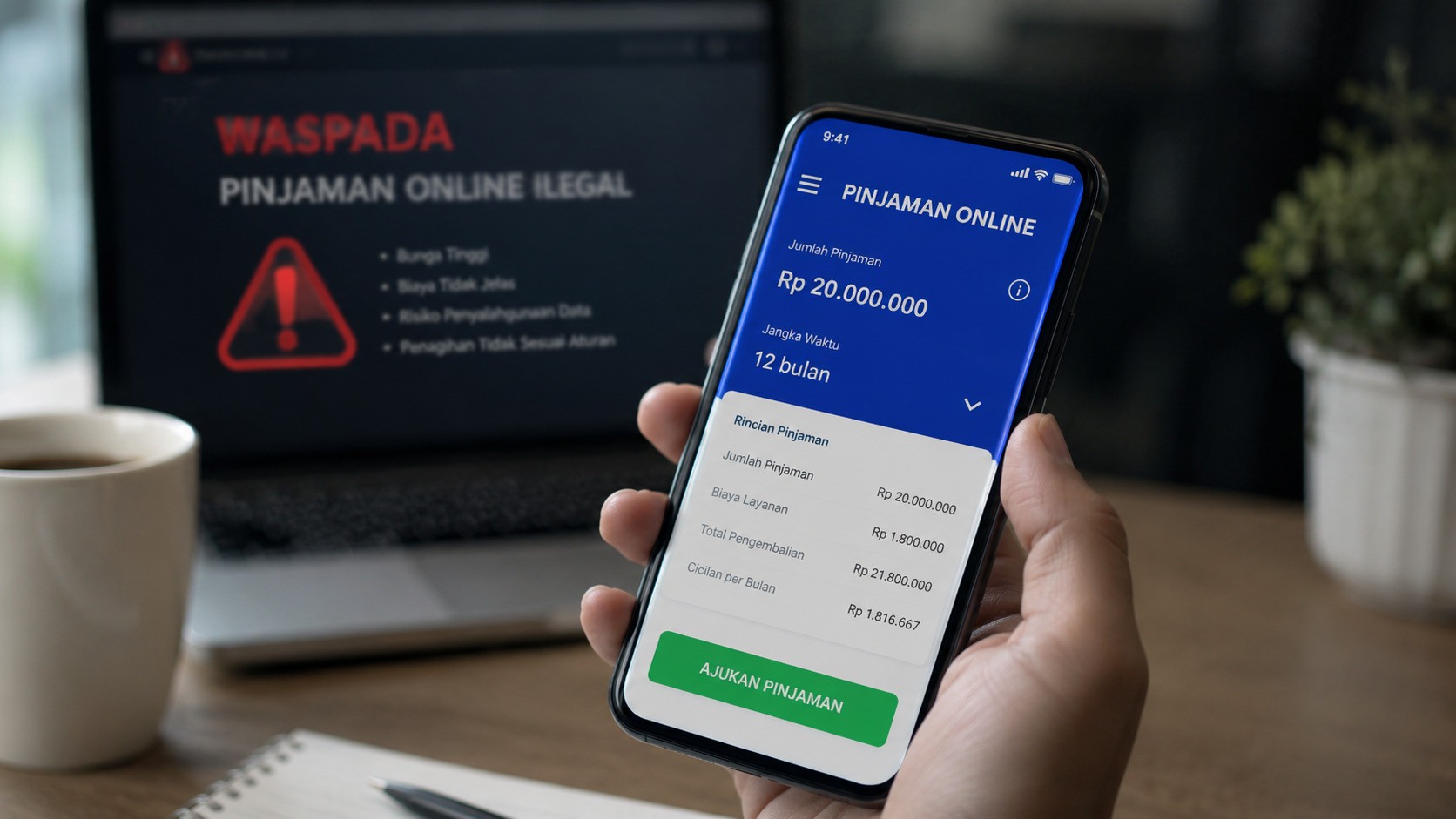 Pinjaman Online Menggiurkan, Pahami Risikonya Sebelum Terlambat