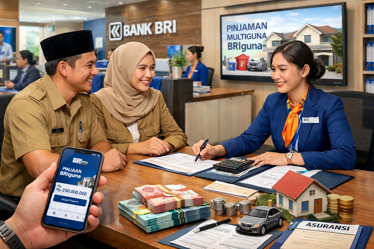 Simulasi Pinjaman Rp250 Juta di BRIguna, Segini Perkiraan Cicilannya
