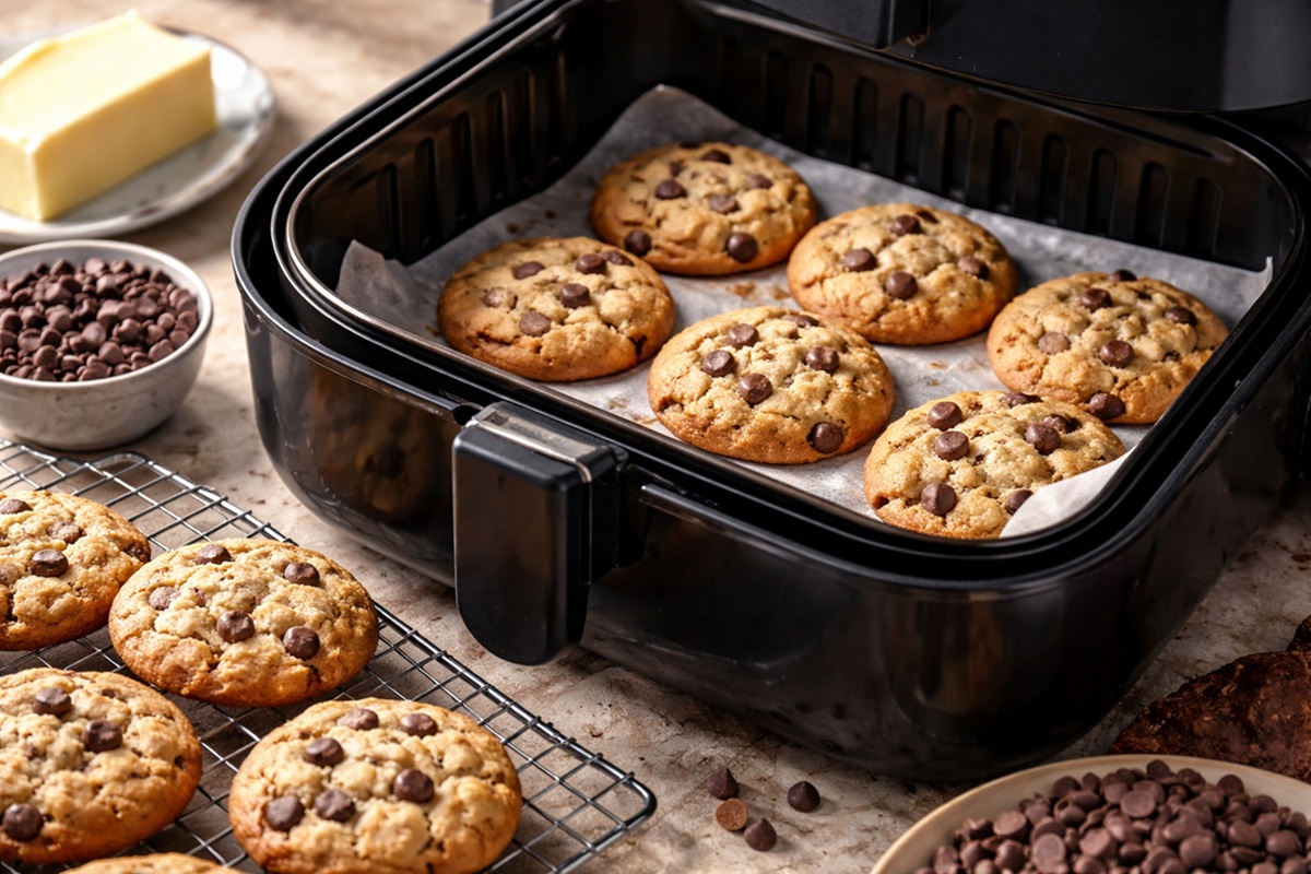 Cookies Air Fryer Renyah di Luar, Lembut di Dalam, Siap 10 Menit