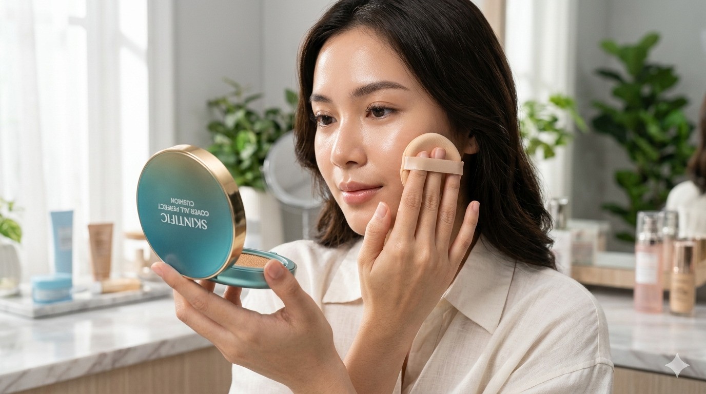Sengit! Cushion Skintific Sukses Bikin Kaum Mager Dandan Tampil Glowing Instan