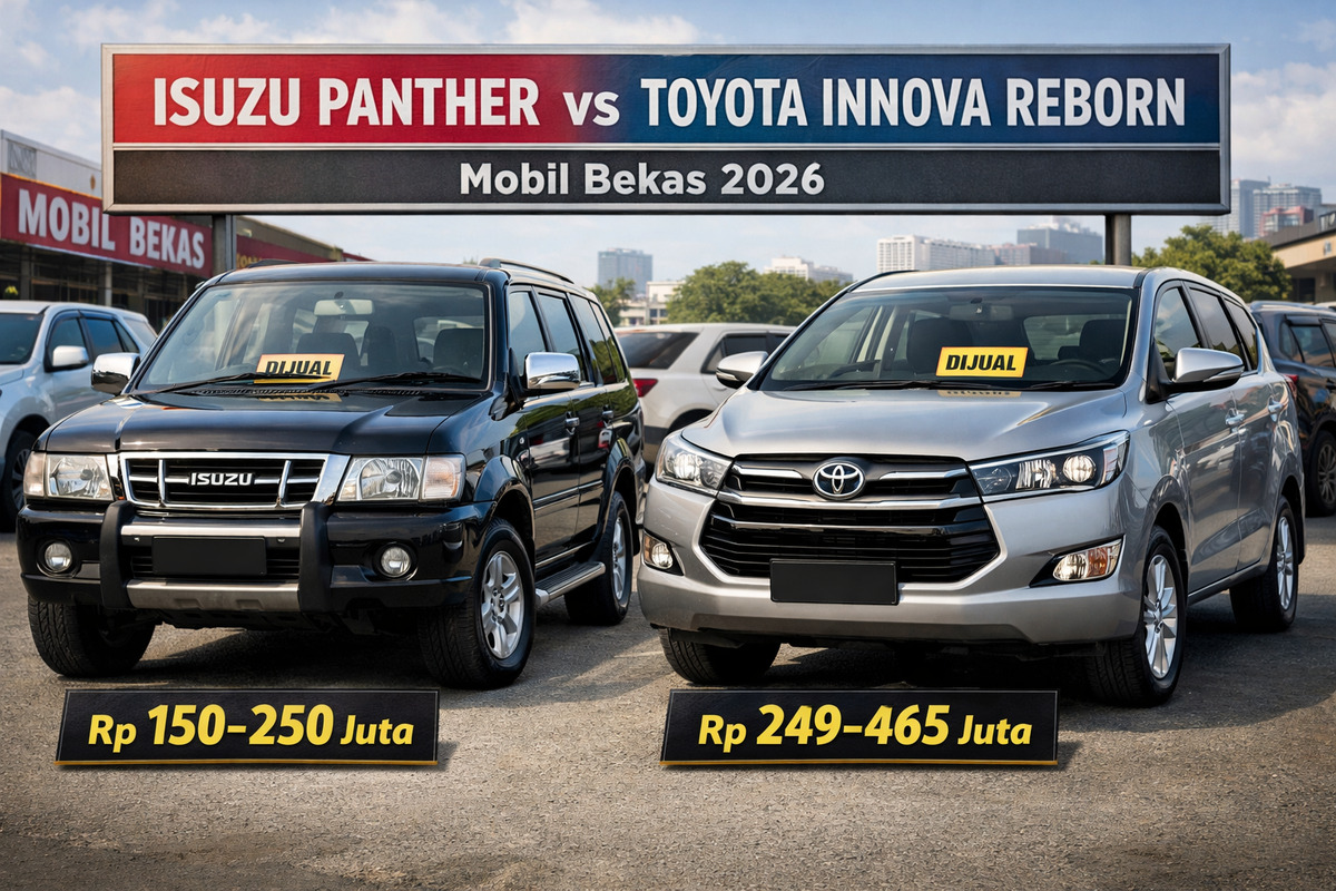 Isuzu Panther vs Innova Reborn: Tren Harga Mobil Bekas di 2026