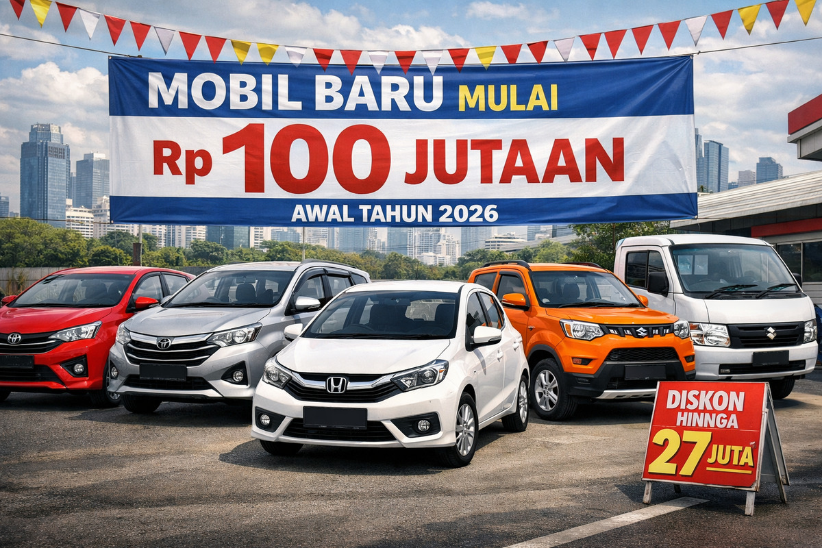Awal 2026, Mobil Baru Rp100 Jutaan Masih Tersedia Meski Pilihan Kian Terbatas