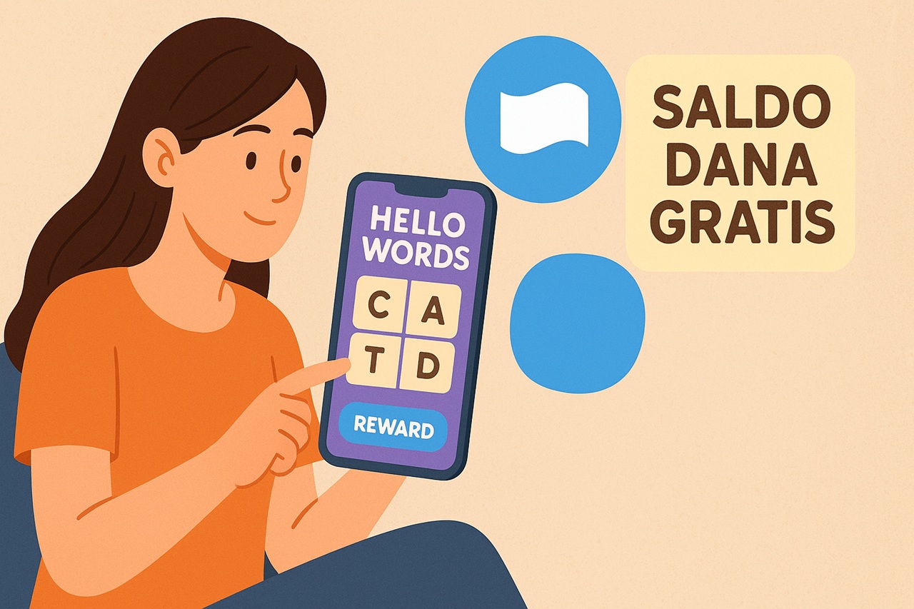Cara Mudah Dapat Saldo DANA Gratis dari Aplikasi Hello Words, 100 Persen Terbukti!