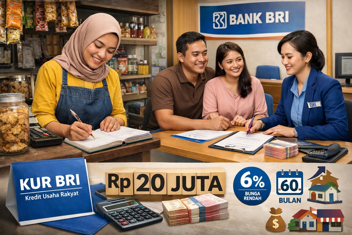 Pinjaman KUR BRI Rp20 Juta: Bunga Rendah, Tenor Fleksibel untuk Dorong UMKM