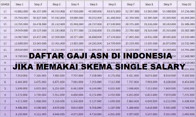 PPPK Siap-Siap! Inilah Tabel Gaji Baru Jika Single Salary Resmi Berlaku 2026