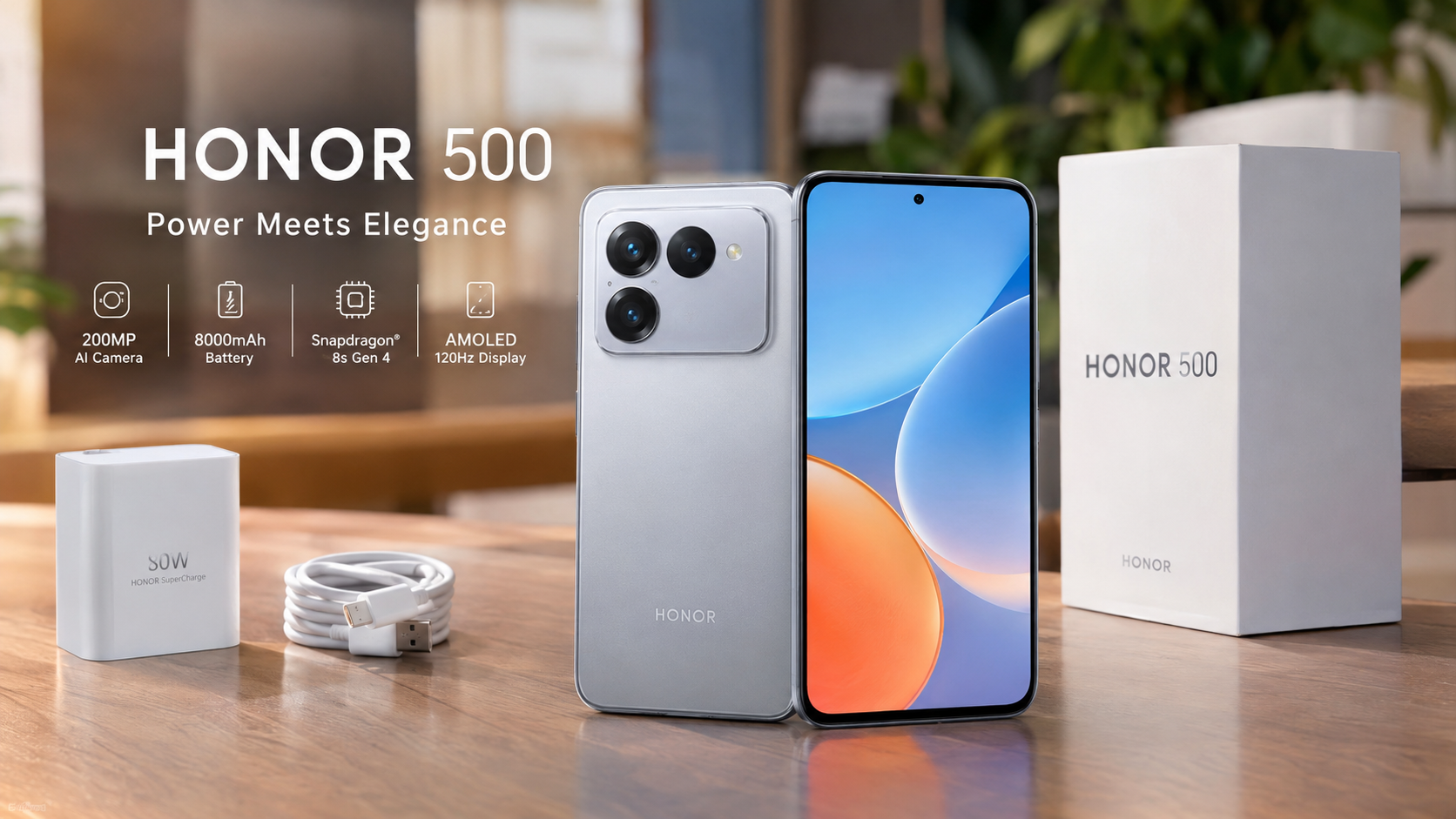 Honor 500 Resmi Jadi Perhatian, Bawa Snapdragon 8s Gen 4 dan Kamera 200 MP