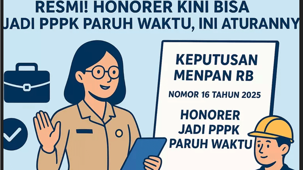 Keputusan Menteri PANRB No. 16 Tahun 2025: Perlindungan Gaji PPPK Paruh Waktu,Tenaga Honorer Wajib Tahu