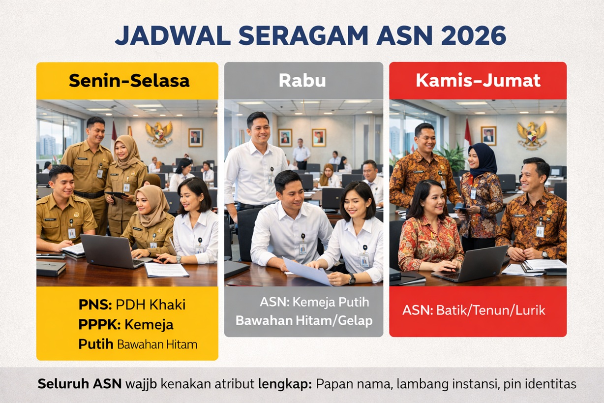 Jadwal Seragam ASN 2026