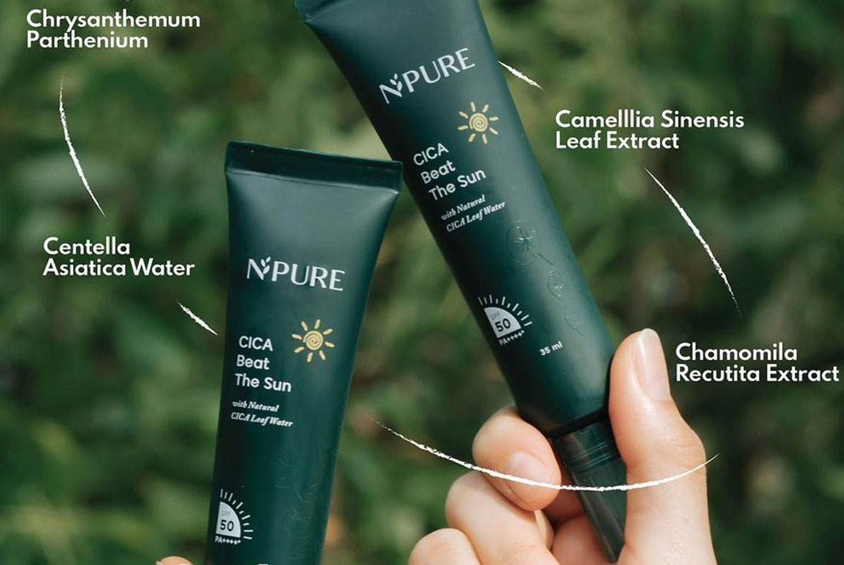 NPure Cica Beat The Sun: Perlindungan dan Nutrisi Kulit dengan Cica Leaf Water