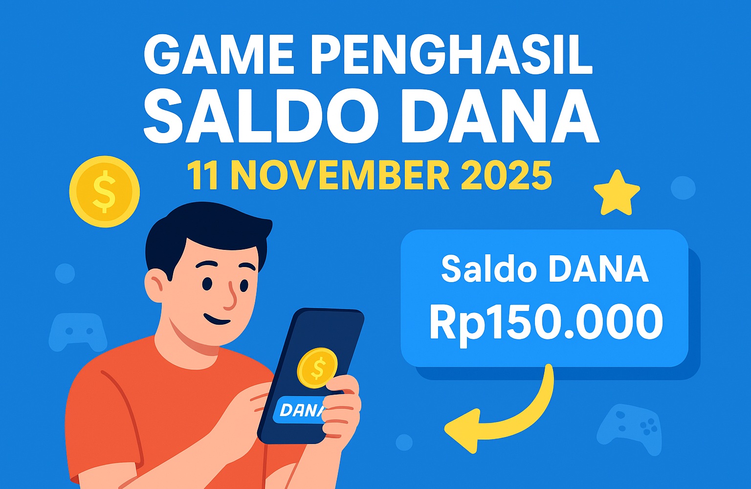 6 Game Penghasil Saldo DANA Paling Gampang Dimainkan Siang Ini, 11 November 2025!