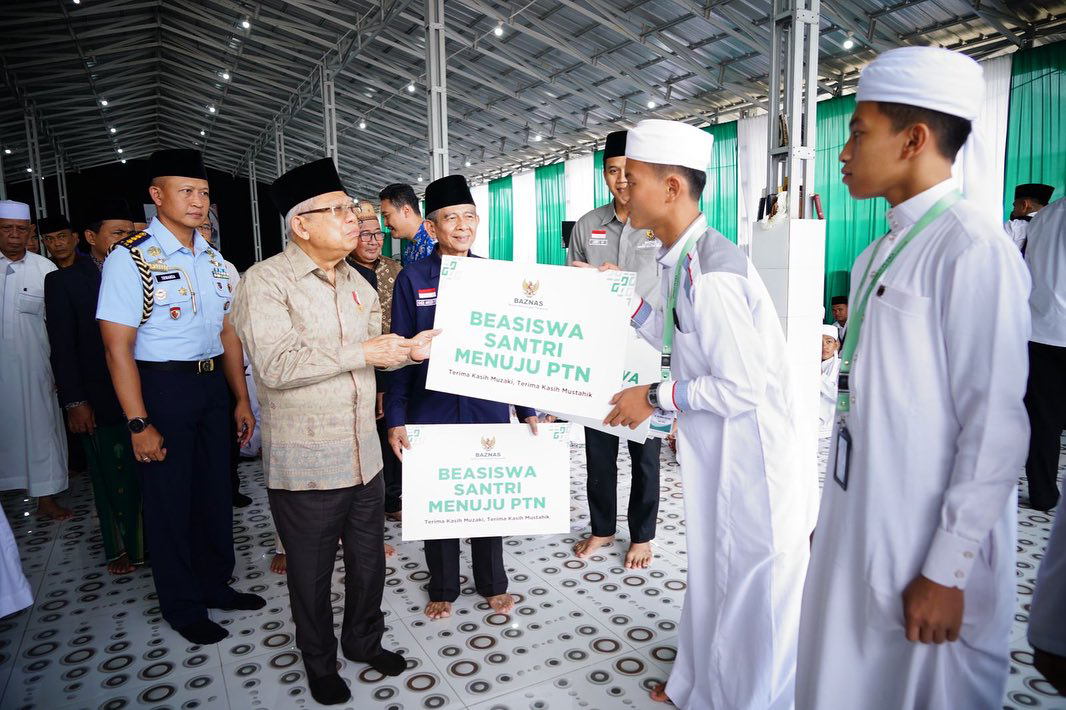 Wapres Maruf Amin Silaturahmi dengan Ulama di Ponpes Muqimussunnah 