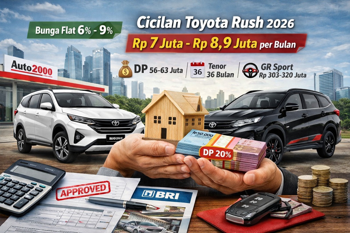 Cicilan yang Harus Dibayar Jika Kredit Toyota Rush 2026 Selama 3 Tahun