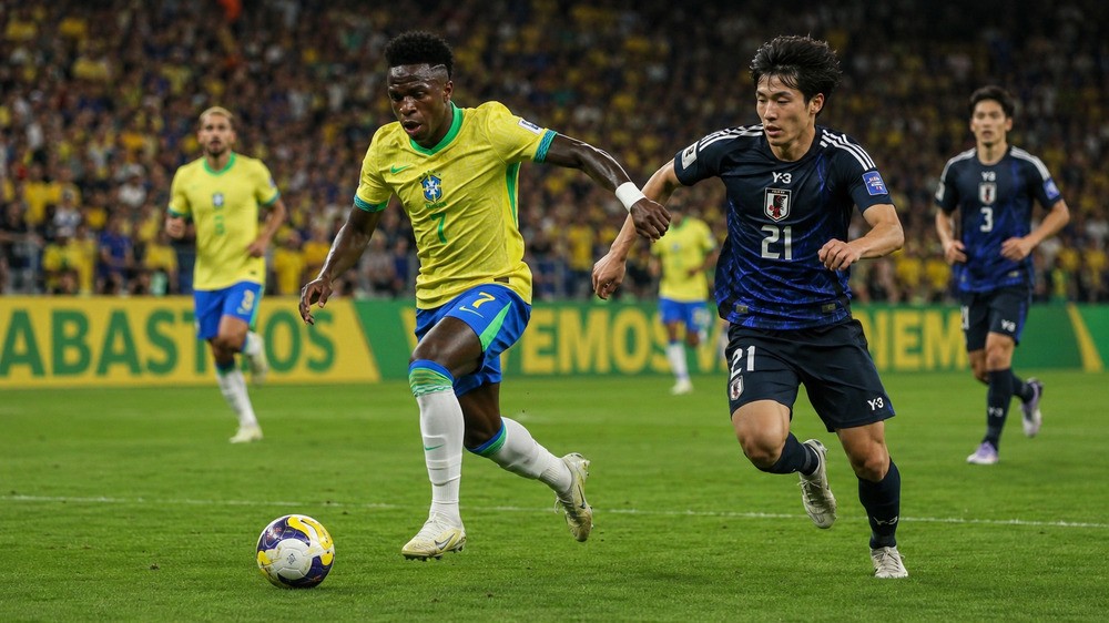 Duel Brasil vs Jepang: Mampukah Vinicius Jr. Jadi Pembeda?