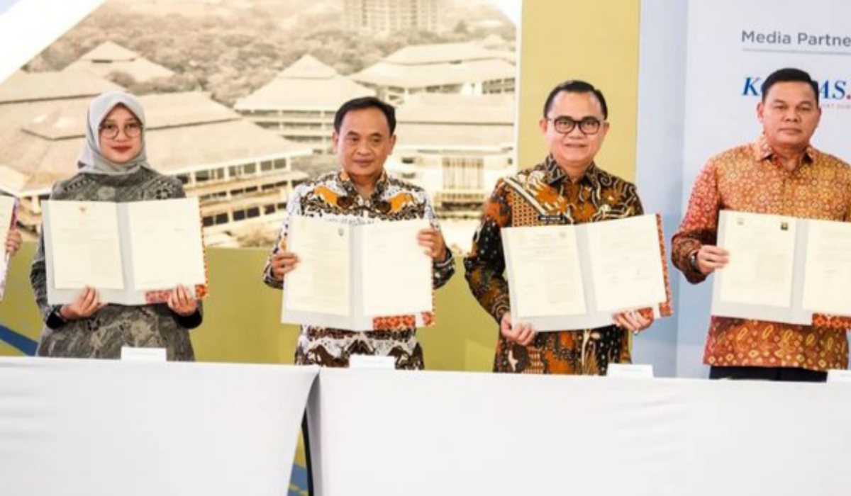 Teken NKB/PKS, Pj Bupati Banyuasin Menguatkan Kolaborasi Inovatif di UI I-Gov EXPO 2023