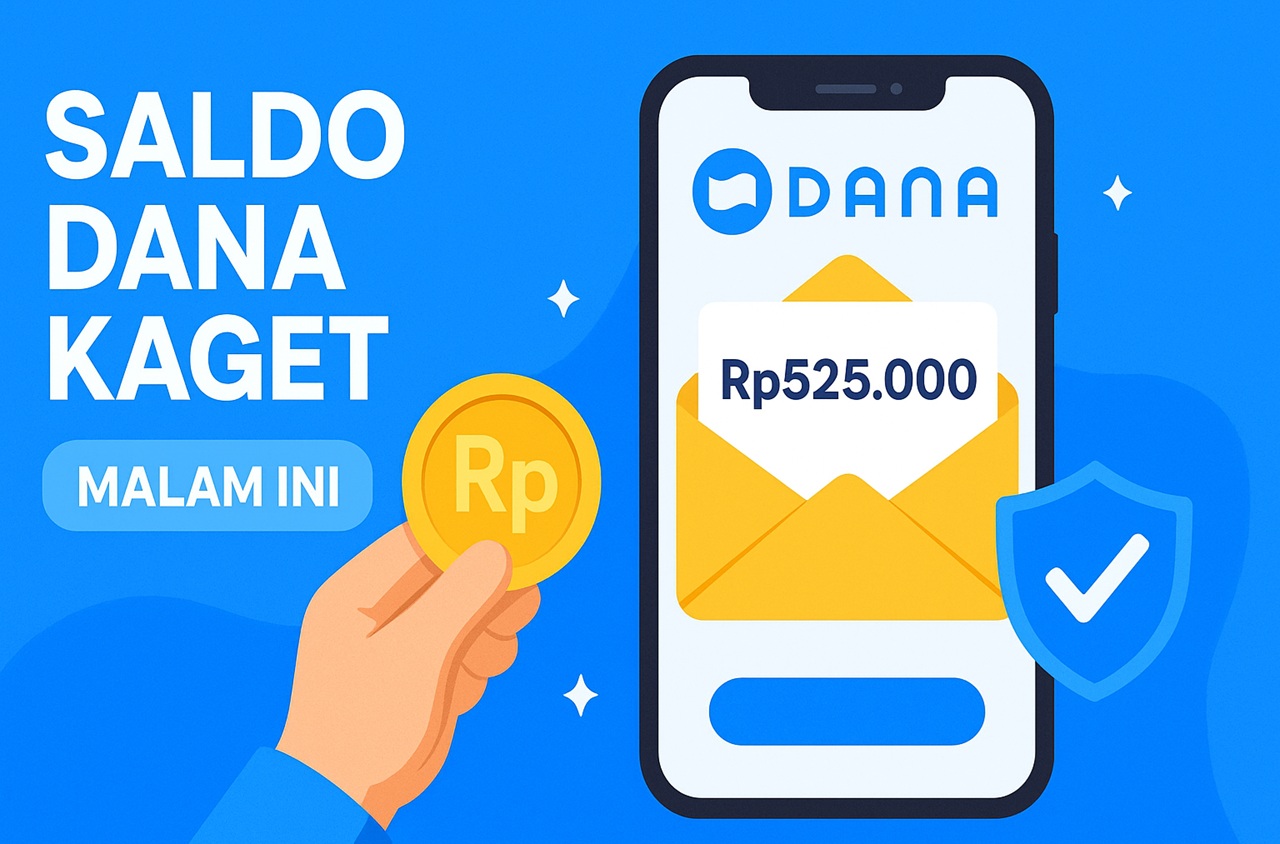 Cara Aman Dapat Link DANA Kaget Malam Ini, 7 November 2025
