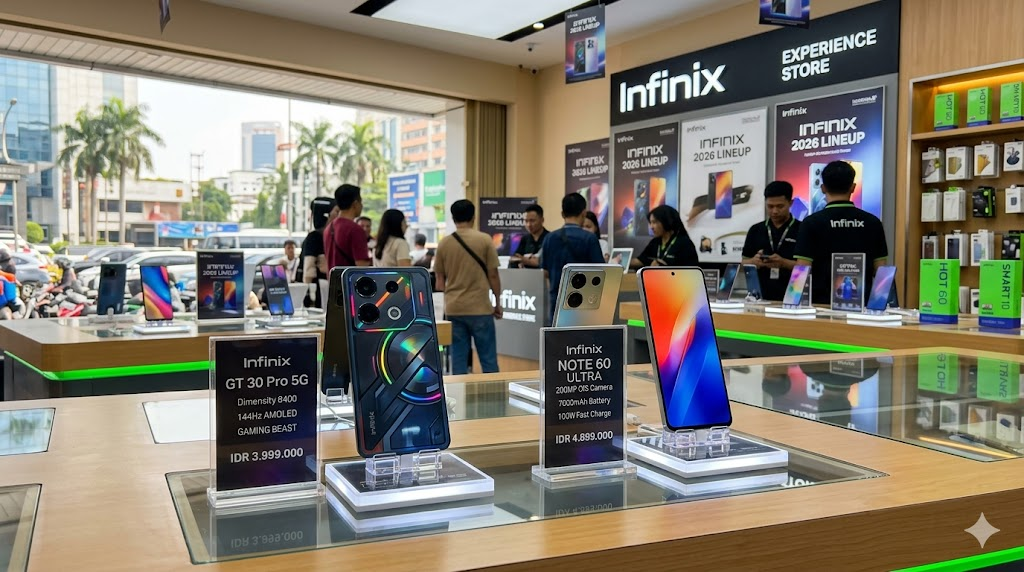 Infinix Guncang Pasar 2026: Spek Dewa Harga Kaki Lima Kembali!