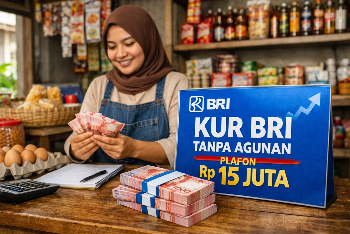 Pinjaman KUR BRI Tanpa Agunan Plafon Rp15 Juta: Solusi Modal Usaha Ringan, Bunga Rendah, dan Akses Mudah