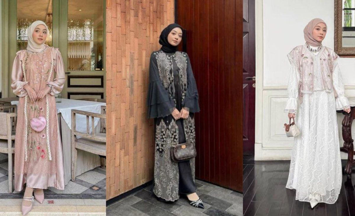 Kombinasi Outerwear dan Dress untuk Tampilan Lebaran yang Mewah tapi Simpel!