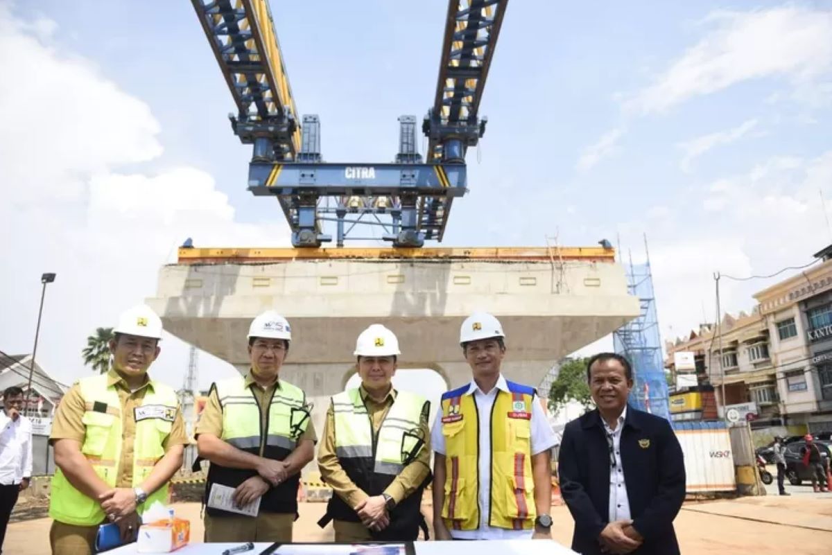 Pj Gubernur Sumsel Meninjau Langsung Pembangunan Fly Over Sekip Ujung Palembang, Begini Katanya !