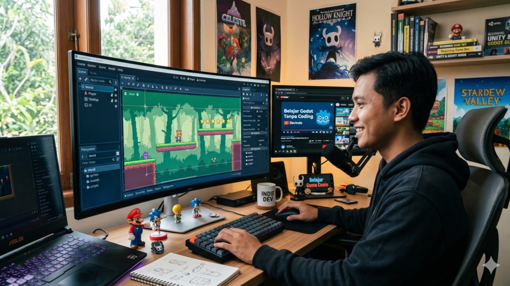 Godot vs Unity: Mana yang Paling Pas untuk Programmer Amatiran?