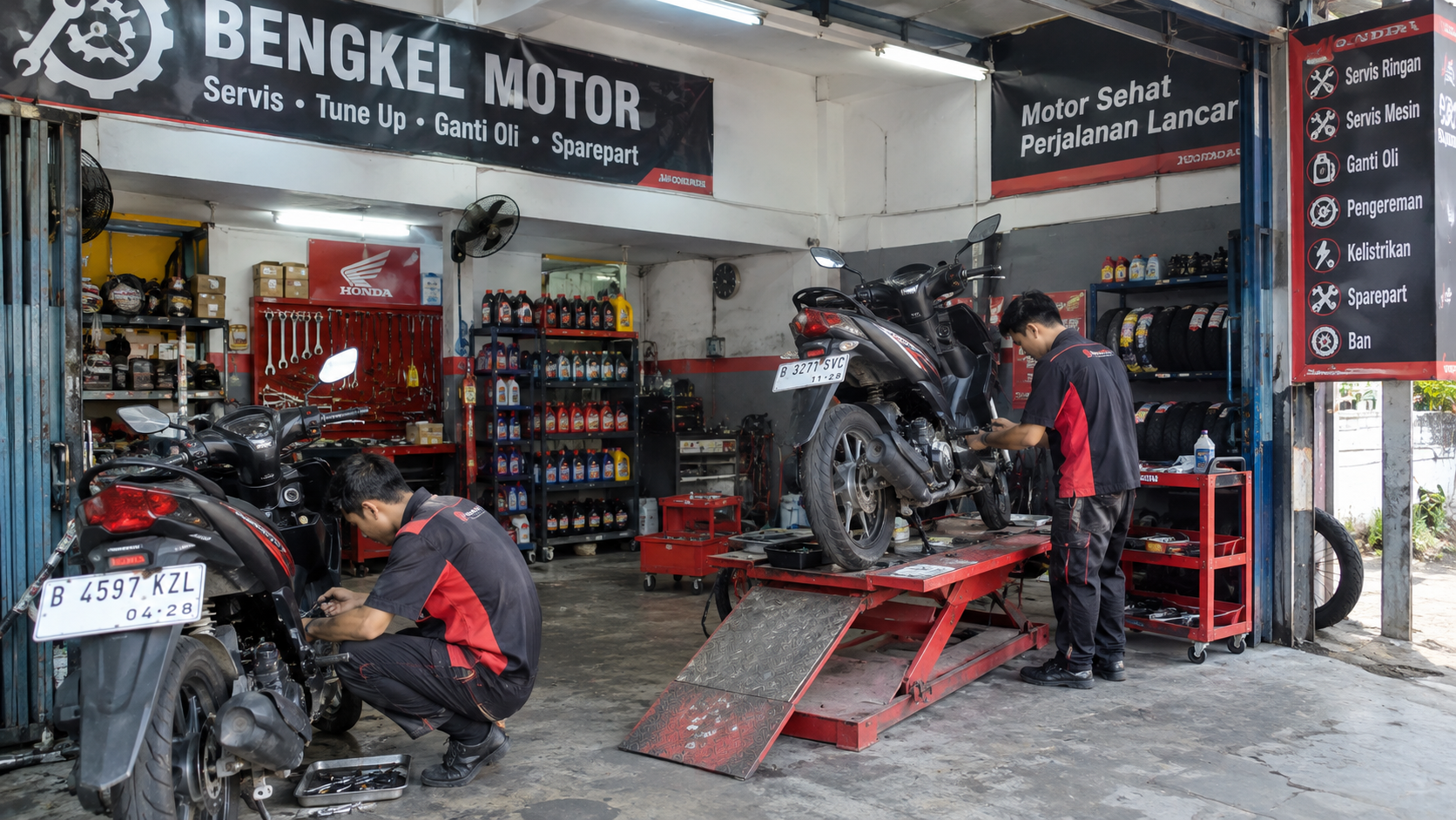Bisnis Bengkel Motor, Peluang Usaha yang Tak Pernah Sepi