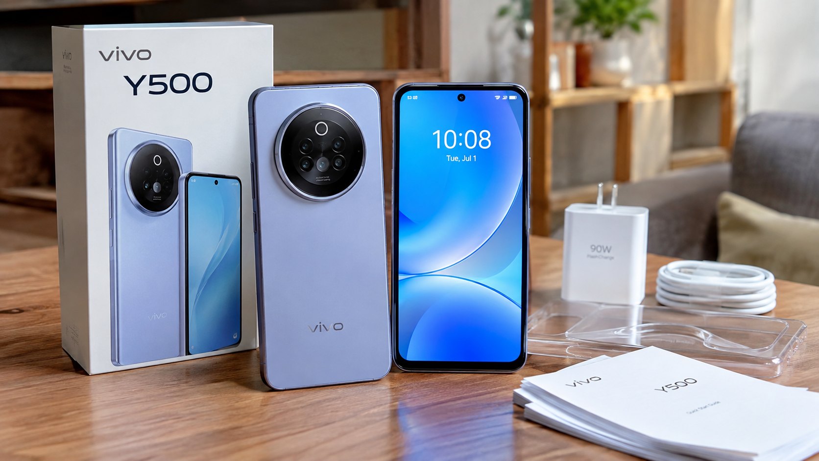 Vivo Y500 Resmi Hadir, Bawa Baterai Jumbo 8.100 mAh