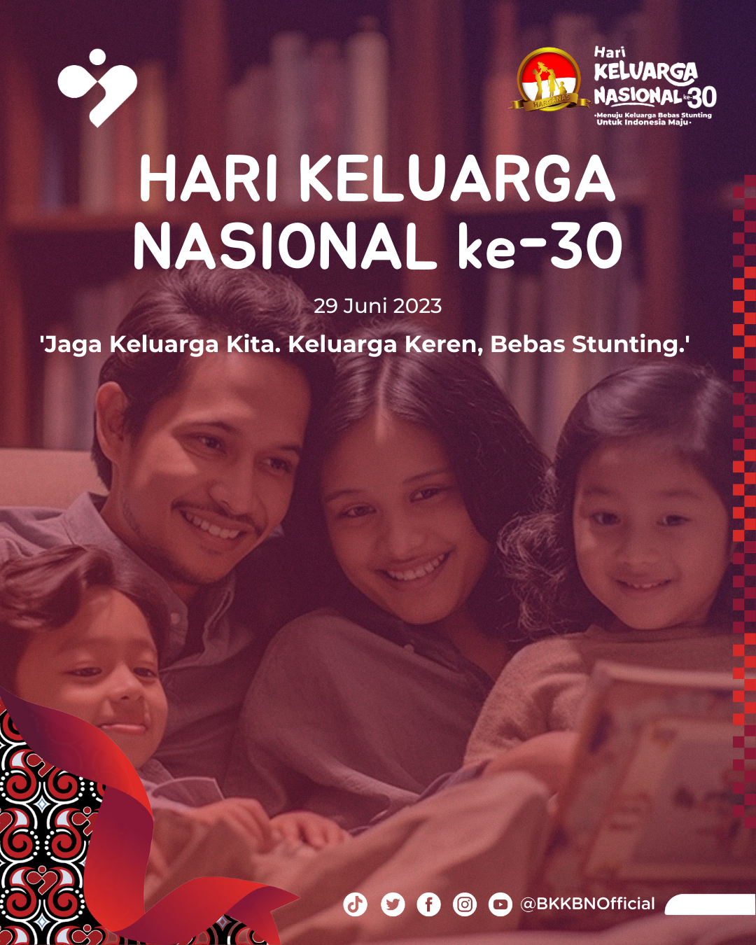 BKKBN: Hari Keluarga Nasional 2023 Jadi Momentum Penguatan Peran Keluarga dalam Percepatan Penurunan Stunting