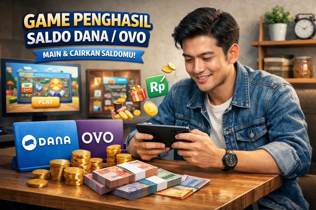 Download Game Penghasil Saldo Dana dan OVO Tanpa Iklan
