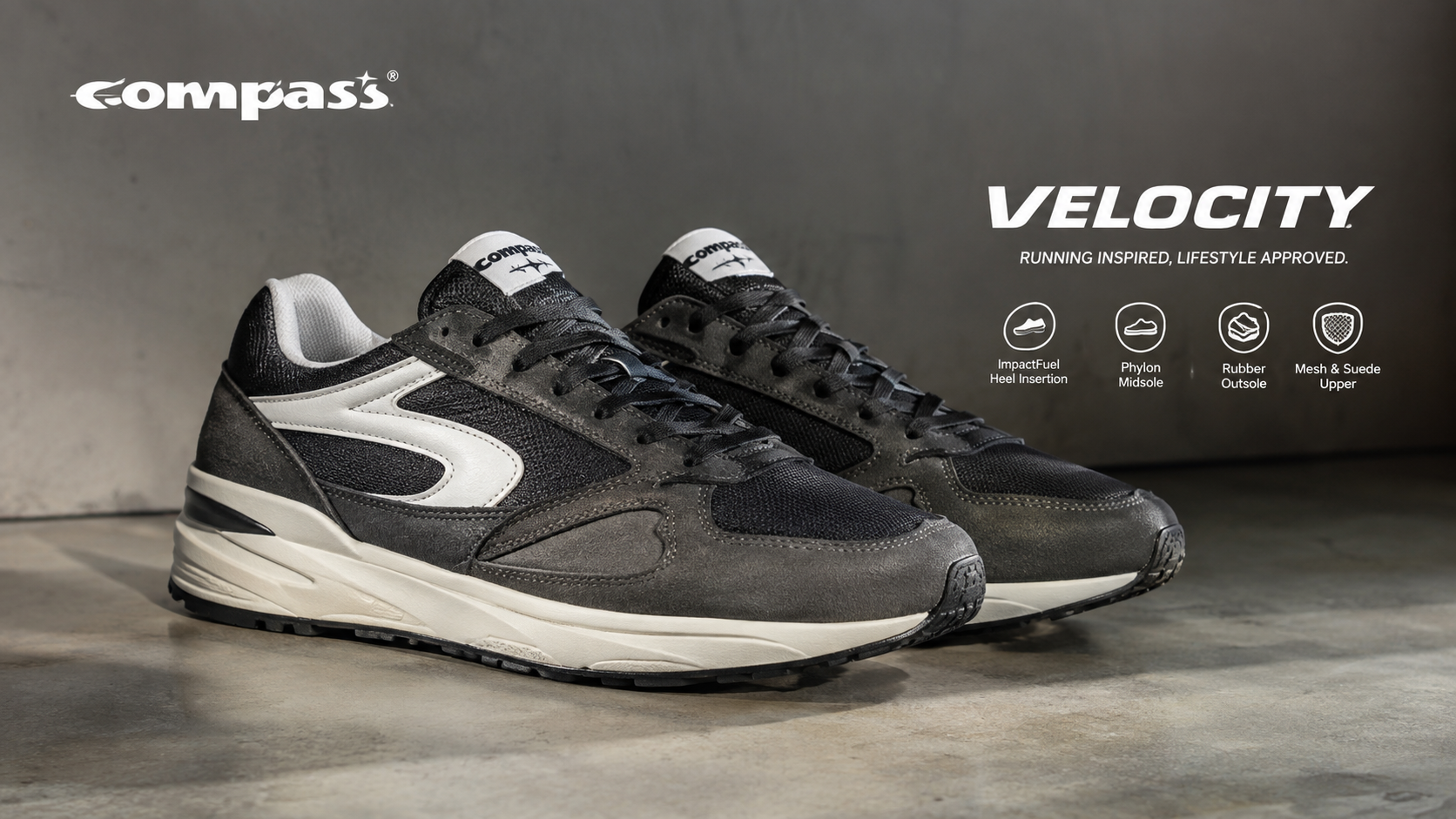 Sepatu Compass Velocity: Perpaduan Gaya Retro dan Teknologi Modern, Ini Harga serta Spesifikasinya