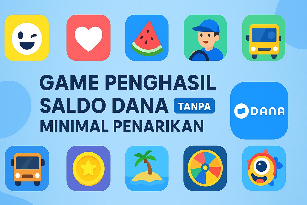 10 Game Penghasil Saldo DANA Tanpa Minimal Penarikan, Fleksibel dan Terbukti Membayar di 2025