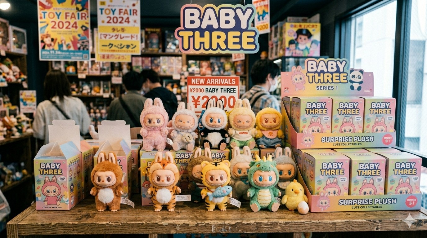 Demam Baby Three Meroket, Mainan Gemas Ini Sukses Bikin Dompet Kolektor Menangis !