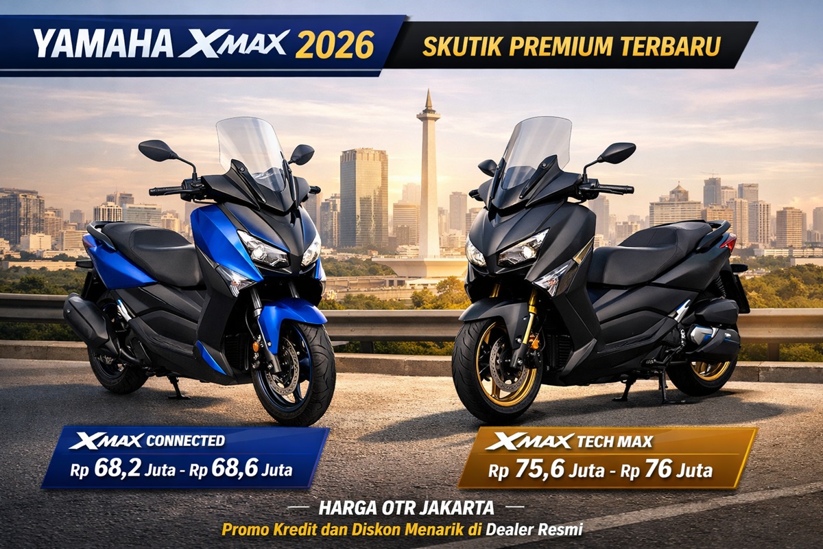 Harga Yamaha XMAX 2026 di Indonesia: Skutik Premium yang Kian Dekat dengan Pengendara