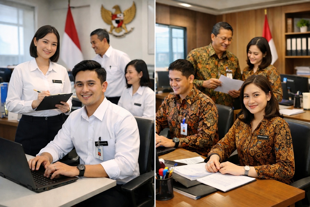 PPPK Paruh Waktu Wajib Ikuti Seragam ASN, Rabu Putih dan Kamis Batik Berlaku Mulai 2026