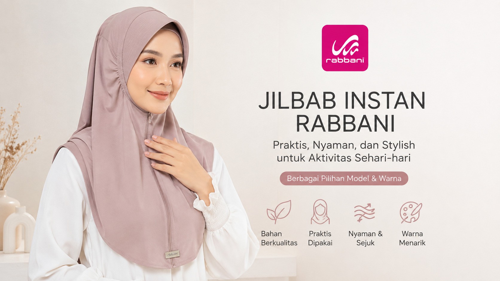 Jilbab Instan Rabbani: Praktis Dipakai, Ini Spesifikasi dan Harganya