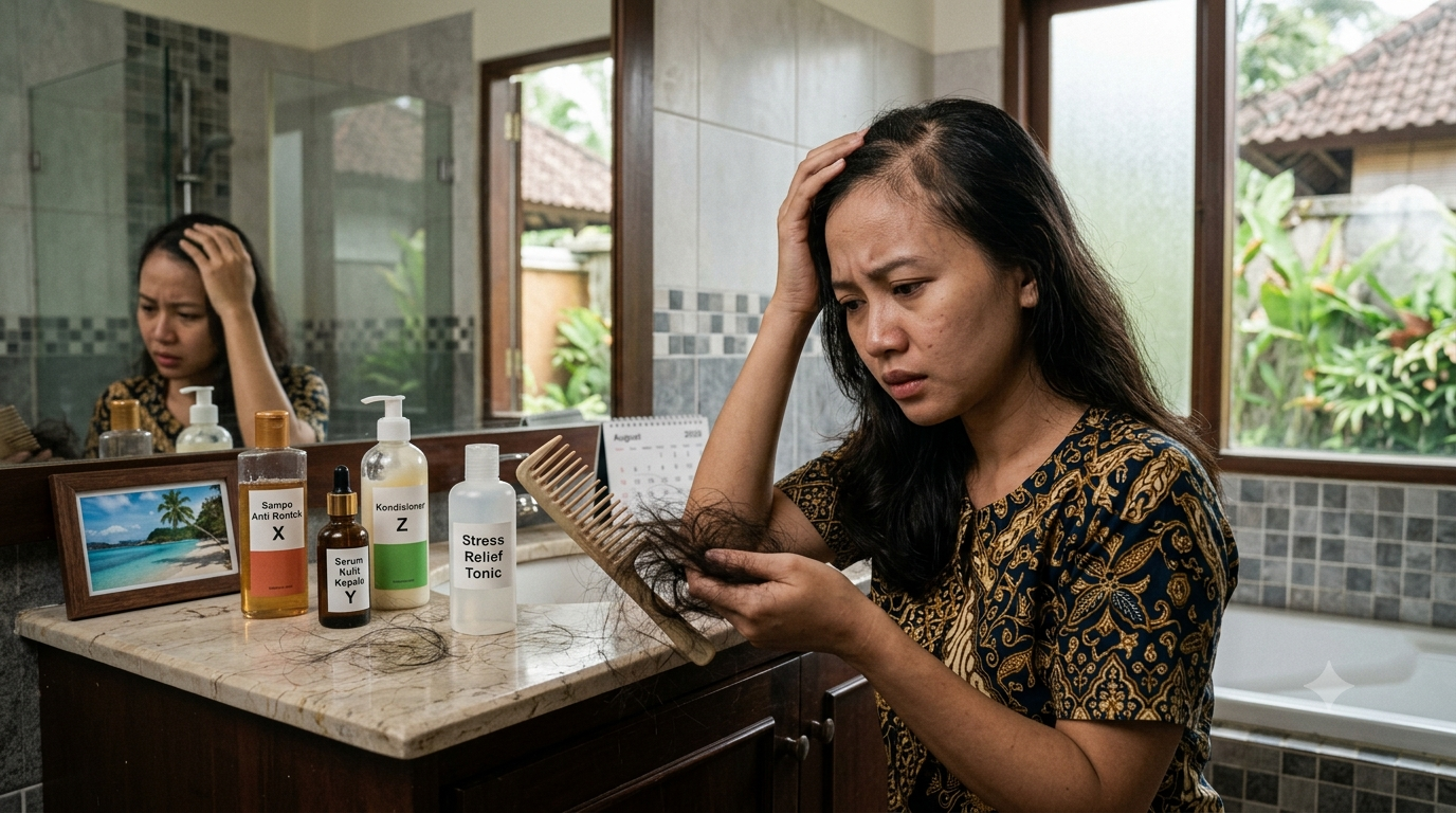 Mengurai Penyebab Rambut Rontok: Antara Ketidakcocokan Sampo dan Dampak Beban Psikologis