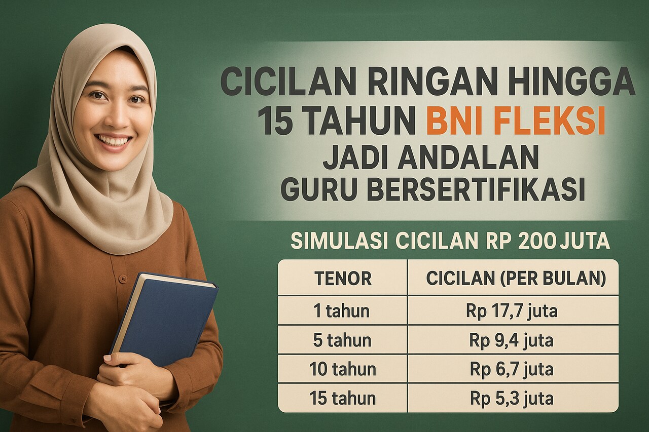 Tanpa Agunan! Begini Cara Ajukan Pinjaman BNI Fleksi dengan Plafon Rp200 Juta ke Atas