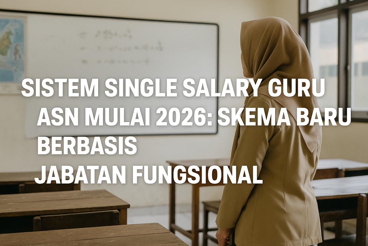 Sistem Single Salary Guru ASN Mulai 2026: Skema Baru Berbasis Jabatan Fungsional