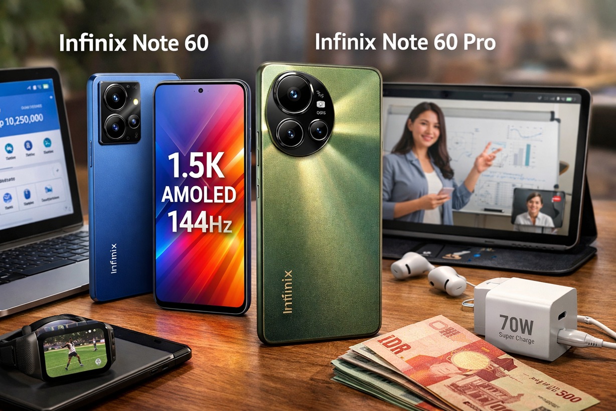 Infinix Note 60 Pro Lebih Siap untuk Multitasking, Ini Bedanya dengan Note 60