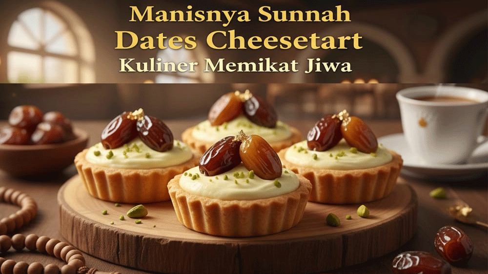 Manisnya Sunnah Dates Cheesetart Kuliner  Memikat Jiwa 