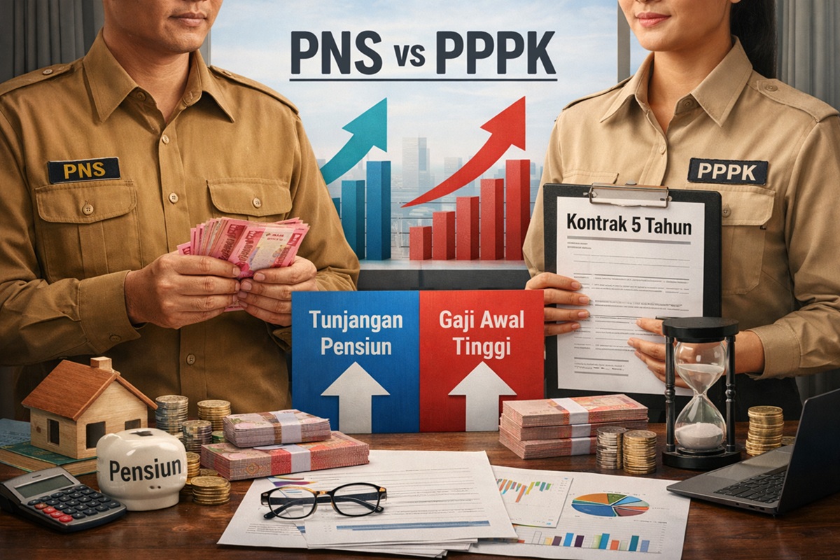 Perbedaan Gaji PNS dan PPPK di Indonesia Terus Berubah, Ini Gambaran Lengkapnya