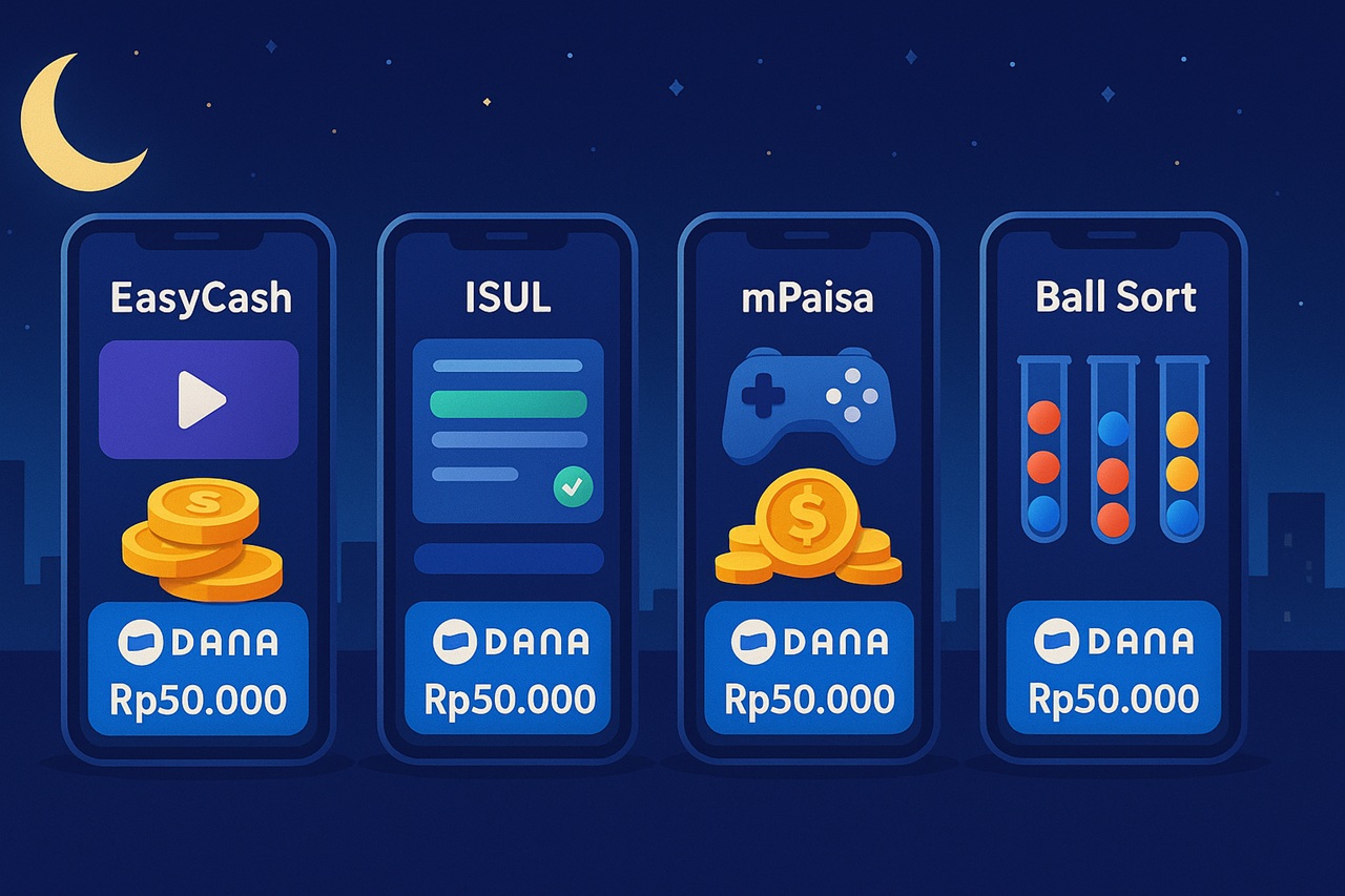 4 Game Penghasil Saldo DANA Paling Gampang Dimainkan Malam Ini, 7 November 2025