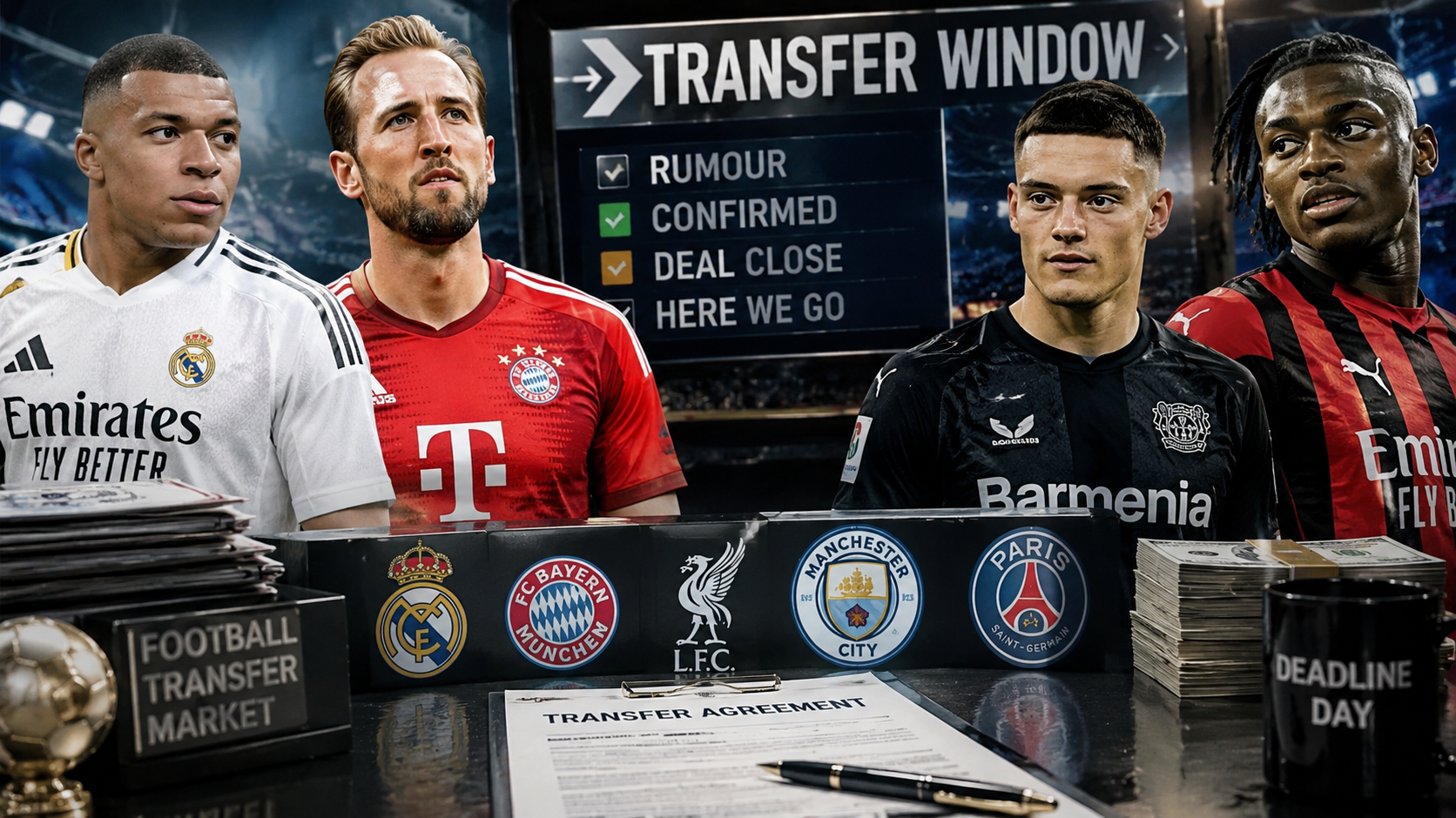Bursa Transfer Eropa Memanas, Klub-Klub Raksasa Berlomba Datangkan Bintang Baru