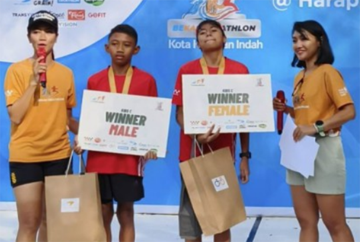 Tribuddies dan Damai Putra Group Sukses Gelar Event Bekasi Triathlon Perdana di Kota Harapan Indah