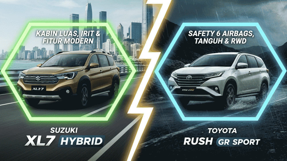 Perbandingan Suzuki XL7 vs Toyota Rush: Mana SUV Keluarga Terbaik di Indonesia?