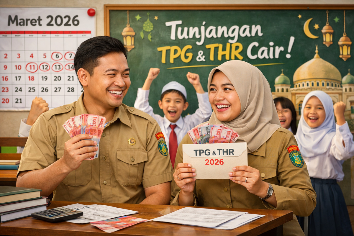 Maret Berkah! Guru Serdik Bakal Terima TPG dan THR Idulfitri, Segini Besarannya 