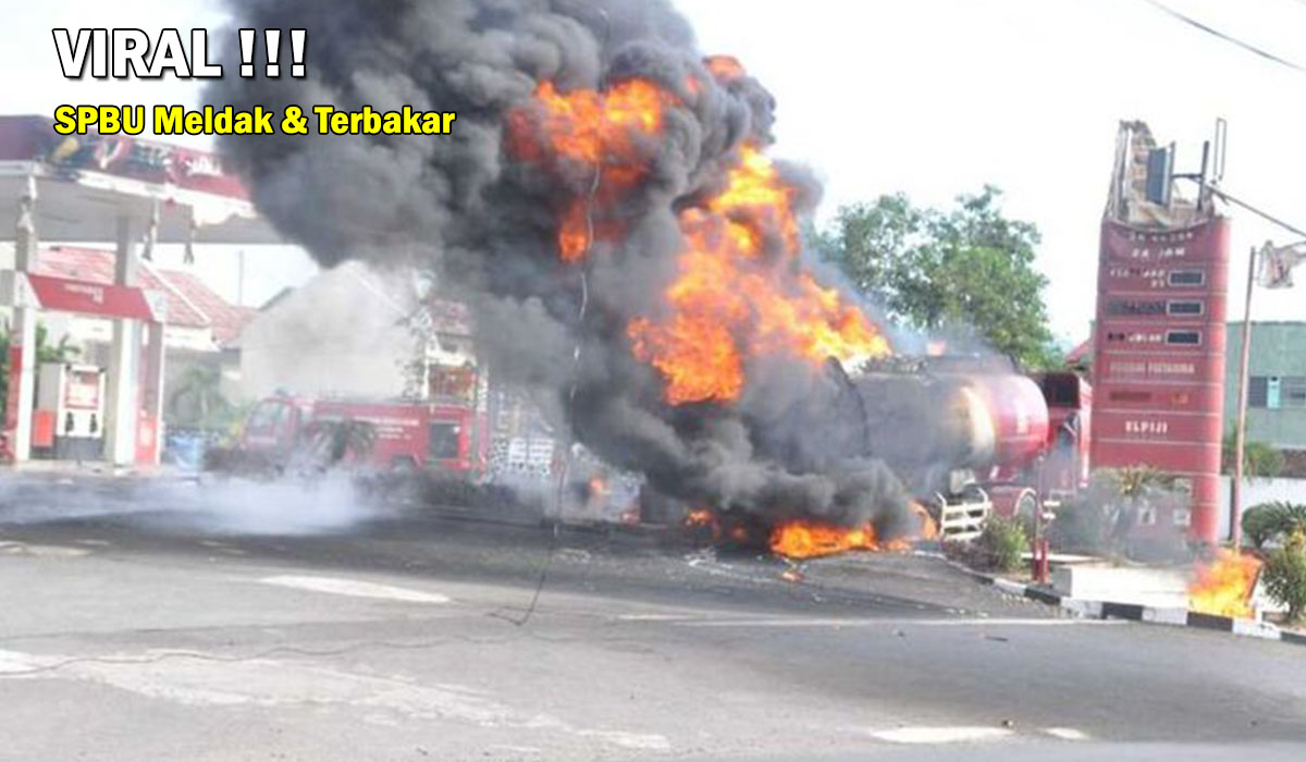 Gegara Korek Api! SPBU di Bali Meledak dan Terbakar, Kejadiannya Begini !